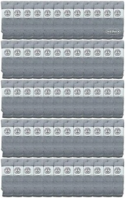 240PK 30 pulgadas al por mayor calcetines de tubo largo para hombre calcetines deportivos 10-13 (gris) Foto 1 de 4