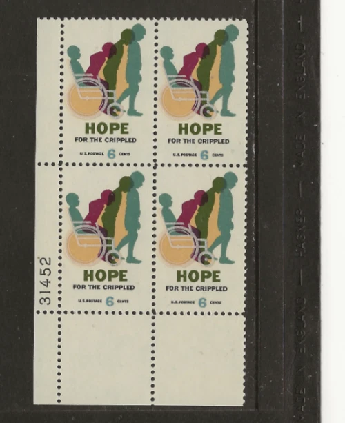 US Scott #1385 Plate Block Fine/Very Fine MNH Cat. Value $1.00             #676 - Image 1 of 1