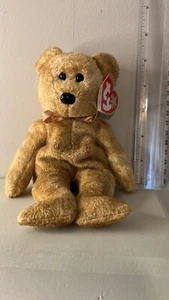 Teddy Bear Bear Ty Beanie Cashew  Top Vintage Original - Picture 1 of 5