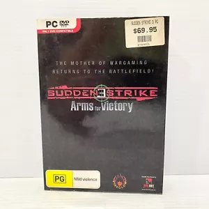 Sudden Strike 3: Arms For Victory + Box, Manual - PC - Free Postage - Foto 1 di 9