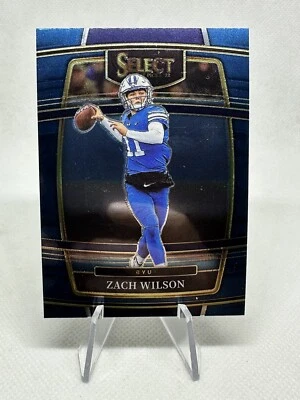 2022 Panini Select Draft Picks Concourse Blue Zach Wilson #41 - Image 1 of 2