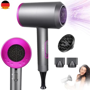 Asciugacapelli Ioni Professionale con 3 Diffusori Asciugacapelli Ioni 1800W Hair Dryer - Foto 1 di 20