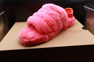 UGG Fluff Yeah Youth Girls Slide Sandals Sz 6 Kids - Picture 1 of 5