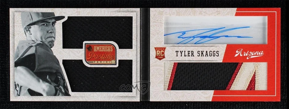 Folleto Panini America's Pastime 2013 dorado/25 Tyler Skaggs #307 novato automático radiocontrol Foto 1 de 2