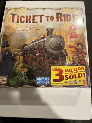 Days of Wonder Ticket To Ride by Alan R. Moon Train Adventure Board Game - Image 1 of 3