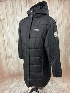 REGATTA Womens Size 18 Long Quilted Padded Coat Puffa Winter Full Length Duvet - Picture 1 of 21