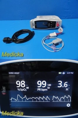 Oxímetro de pulso Masimo Radical-7 MX-5 con base RDS-3, sensor SpO2 y cable ~ 37950 Foto 1 de 4