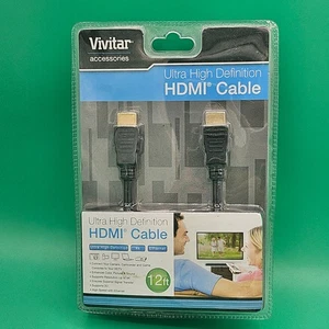 Vivitar Ultra High Definition HDMI Kabel 12 Fuß 4K Ethernet BRANDNEU VERSIEGELT - Bild 1 von 3