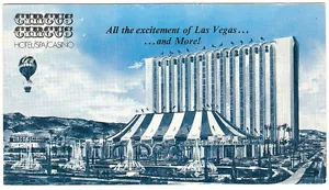 CIRCUS CIRCUS Casino Spa Hotel 1973 Las Vegas Nevada WERBEPOSTKARTE - Bild 1 von 2