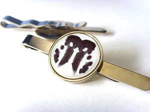 WATCHMEN RORSCHACH BADGE TIE SLIDE TIE GRIP PIN BAR CLIP GIFT - Picture 1 of 1