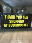 VINTAGE BLOCKBUSTER VIDEO OPEN LIGHT UP SIGN STORE “ RARE” DISPLAY ADVERTISING