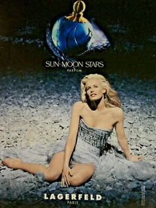 PUBLICITÉ DE PRESSE 1998 PARFUM SUN MOON STARS DE LAGERFELD PARIS - Imagen 1 de 1