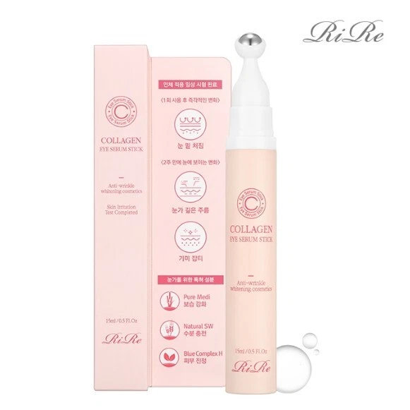 RIRE Collagen Eye Serum Stick 15ml Eye Treatment Anti-Aging Eye Essence K-Beauty - Image 1 of 4
