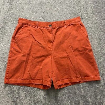 Lauren Ralph Lauren Shorts Womens Size 16 Orange Casual Cotton Chino 6" Inseam - Image 1 of 4