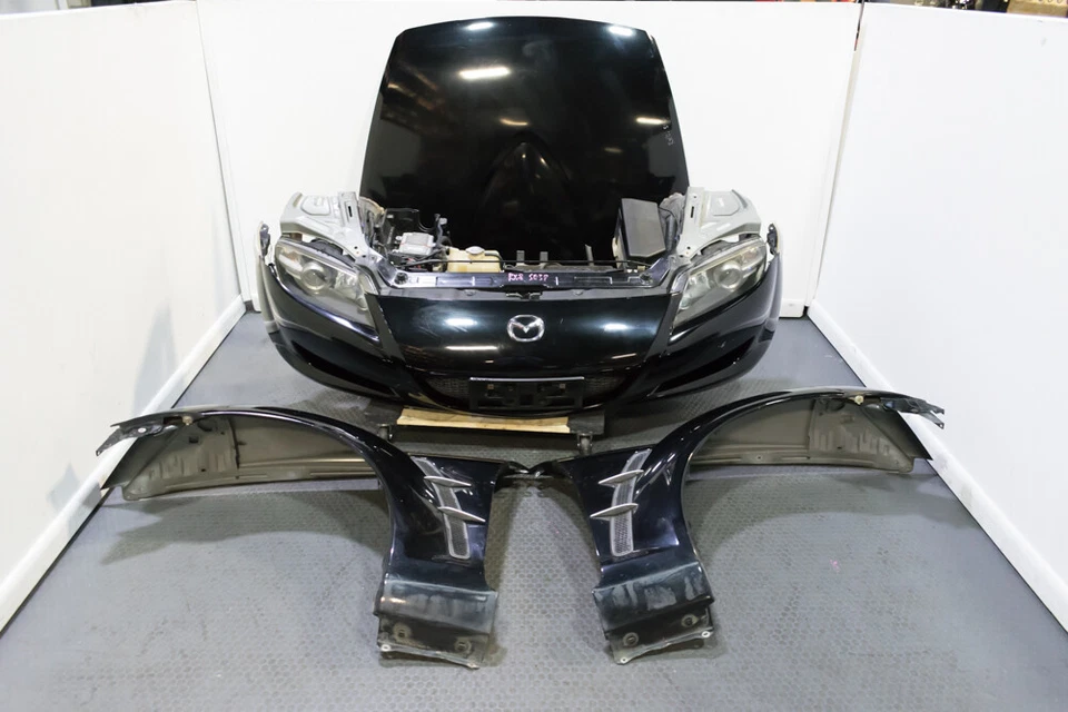 JDM used Black SE3P Mazda RX-8 Front Clip with HID Headlights for 2003-2008 RX8 Foto 1 de 4