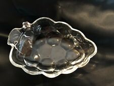 Studio Nova Clear Glass Grape Cluster Fruit Bowl
