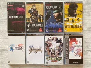 SONY PSP Metal Gear Solid series & Dissidia & TacticsOgre & Type-0 from Japan - Picture 1 of 17