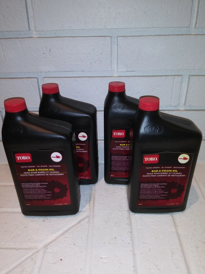 (4) Toro Premium Chainsaw Bar & Chain Oil 1 Quart Bottle (38914) - Image 1 of 1