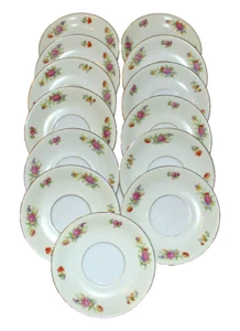 Rosa China - Hecho en el Japón ocupado - Total de 13 platillos - Sin tazas de té - Imagen 1 de 4