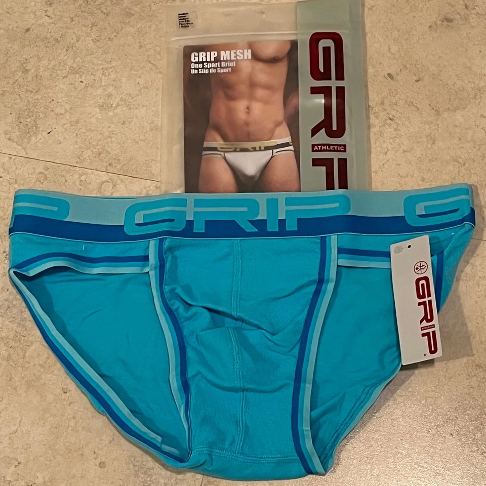 C-IN2 Athletic Grip Mesh Sport Brief - Large, benicio blue - Image 1 of 1