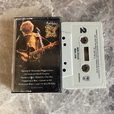 bob dylan real live music cassette tape  (US VERSION) import - Image 1 of 3
