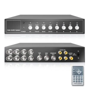 8 Channels Video Surveillance Multiplexer Video Selector with Digital Zoom - Picture 1 of 8