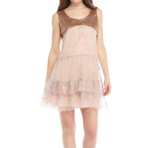 Banjara Star Print Sequin Dress-Size M - Picture 1 of 3