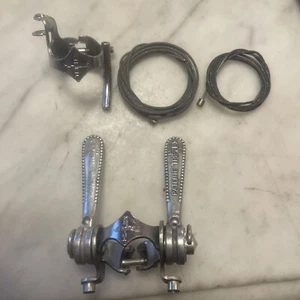 Palancas de cambio de tubo descendente NOS TRIPLEX de colección con cables y guía de cables. (NJ) - Imagen 1 de 2