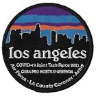 LA County Covid Task Force Air Force - Army - LA Coroner -NEW Blue Fire Patch
