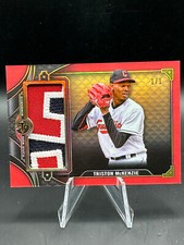 2022 Topps Triple Threads - Single Jumbo Relics RED 1/1 Triston McKenzie