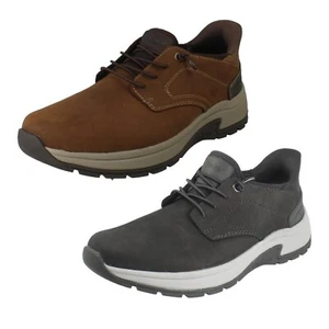 Mens Rieker Extra Wide Elasticated Lace Casual Suede Shoes 11050 - Picture 1 of 19
