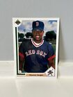 1990 UPPER DECK MO VAUGHN ROOKIE RC #5 Boston Red Sox MLB Baseball Card. rookie card picture