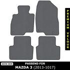 Für Mazda 3 2013-2017 - Fußmatten Velour 4tlg Grau