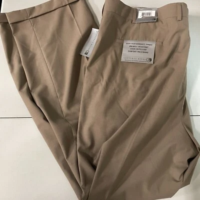 Geoffrey Beene Casual Collection Pleated Front, Khaki, Size 50W x 36L NWT - Image 1 of 4