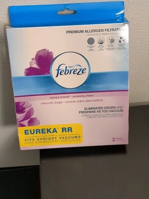 Bolsa de vacío de papel desechable Febreze Eureka RR vertical, paquete de 3 Febreze de 5,1 litros Foto 1 de 2