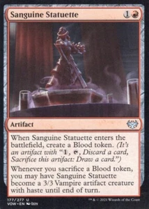 SANGUINE STATUETTE 177/277 INNISTRAD CRIMSON VOW MTG MAGIC NM (yourdeckbuilder) - Picture 1 of 1