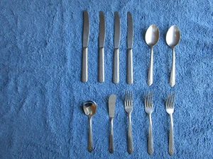 Stainless USA Flatware 11pc 160-66E - Picture 1 of 12
