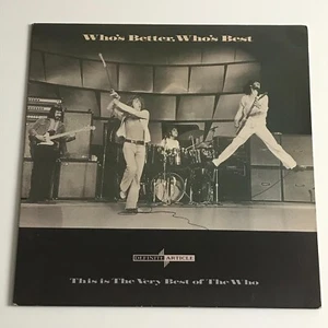 The Who - Who's Better, Who's Best LP Vinyl Record A1/B1 - WTV 1 - Picture 1 of 7