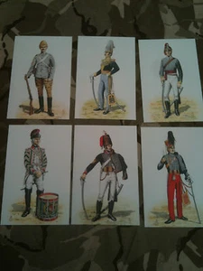 Set x 6 Military Postcards 15th 19th Kings Royal Hussars by Alix Baker - Picture 1 of 7