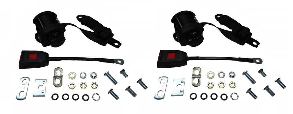 Par de cinturones de seguridad retráctiles de 3 puntos MGB 1973-80 MG Midget 1973-80 hechos en el Reino Unido Foto 1 de 1