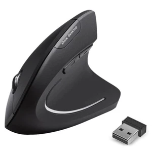 Wired Optical USB Mouse Ergonomic Vertical Mouse Pad with Stitched Edges f PC - Picture 1 of 1