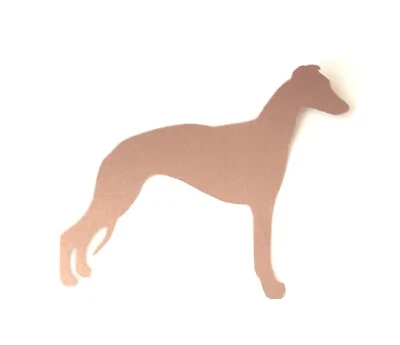 Whippet Dog Stickers Iron On Decals For Clothes T-Shirt DIY 50mm x 2 - Image 1 of 2