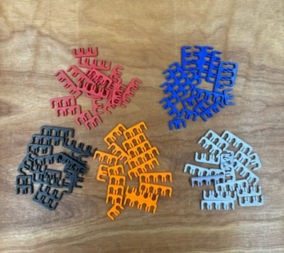 Ignition Lead Wire  Clip Ht Lead Holders Clamp clips tidy  colour choice 7 - 8mm - Image 1 of 4