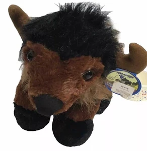 Max the Bison Buffalo Realistic Plush by Purr Fection Fossil Rim Wildlife Center - Picture 1 of 14