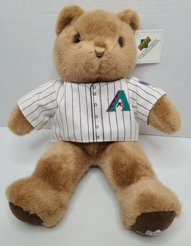 Arizona Diamondbacks Team Teddy Upper Deck Bear Plush 2003 14" with Tag Cover
