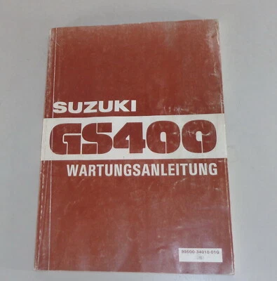 Manual De Taller Suzuki GS 400 Fecha 12/1976 - Imagen 1 de 2