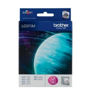 Original Brother LC970M magenta Druckerpatrone Tintenpatrone Tinte o.V. - Bild 1 von 3