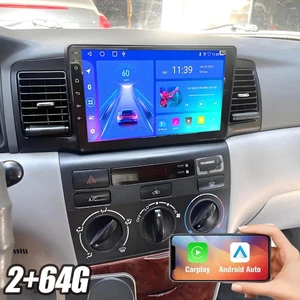 Navi Carplay+Camera For Toyota Corolla 2003-2008 Android 13 Car Stereo Radio GPS - Picture 1 of 16