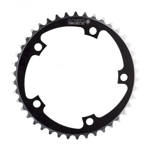 Alloy Non-Ramped Chainrings, 42t, Black - Picture 1 of 1