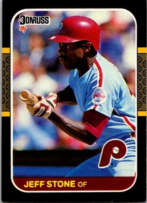 Jeff Stone 1987 Donruss #309 Philadelphia Phillies - Image 1 of 2